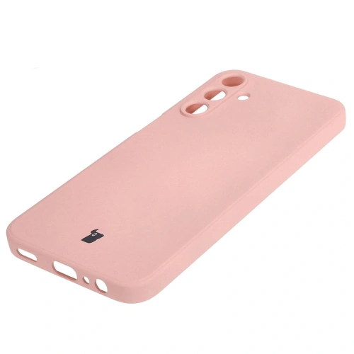 Etui Bizon Case Silicone Sq do Samsung Galaxy A15 4G/5G jasnoróżowe