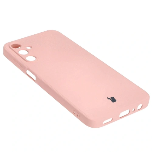 Etui Bizon Case Silicone Sq do Samsung Galaxy A15 4G/5G jasnoróżowe