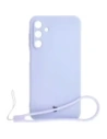 Etui Bizon Case Silicone Sq do Samsung Galaxy A15 4G/5G jasnofialové