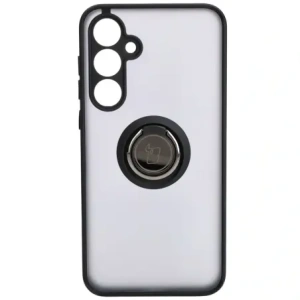 Hurtownia GSM - Etui s držákem na prst Bizon Case Hybrid Ring pro Samsung Galaxy A35 5G kouřové s černým rámem - BIZ4278 - {ean13} - Hurt