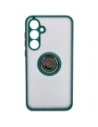 Wholesale Bizon Case Hybrid Ring Samsung Galaxy A35 5G smoky with a dark green frame - BIZ4279 - {ean13} - Hurt