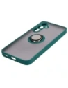 Wholesale Bizon Case Hybrid Ring Samsung Galaxy A35 5G smoky with a dark green frame - BIZ4279 - {ean13} - Hurt