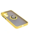 Wholesale Bizon Case Hybrid Ring Samsung Galaxy A35 5G smoky with a yellow frame - BIZ4281 - {ean13} - Hurt