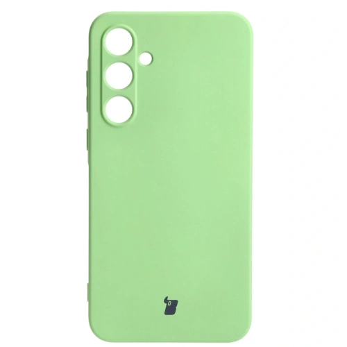 Etui Bizon Case Silicone do Samsung Galaxy A35 5G jasnozielone