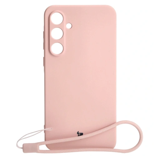 Etui Bizon Case Silicone do Samsung Galaxy A55 5G jasnoróżowe