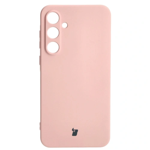 Etui Bizon Case Silicone do Samsung Galaxy A55 5G jasnoróżowe