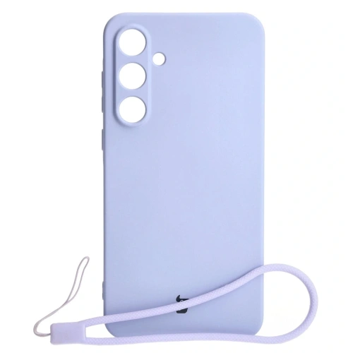 Etui Bizon Case Silicone do Samsung Galaxy A55 5G jasnofioletowe