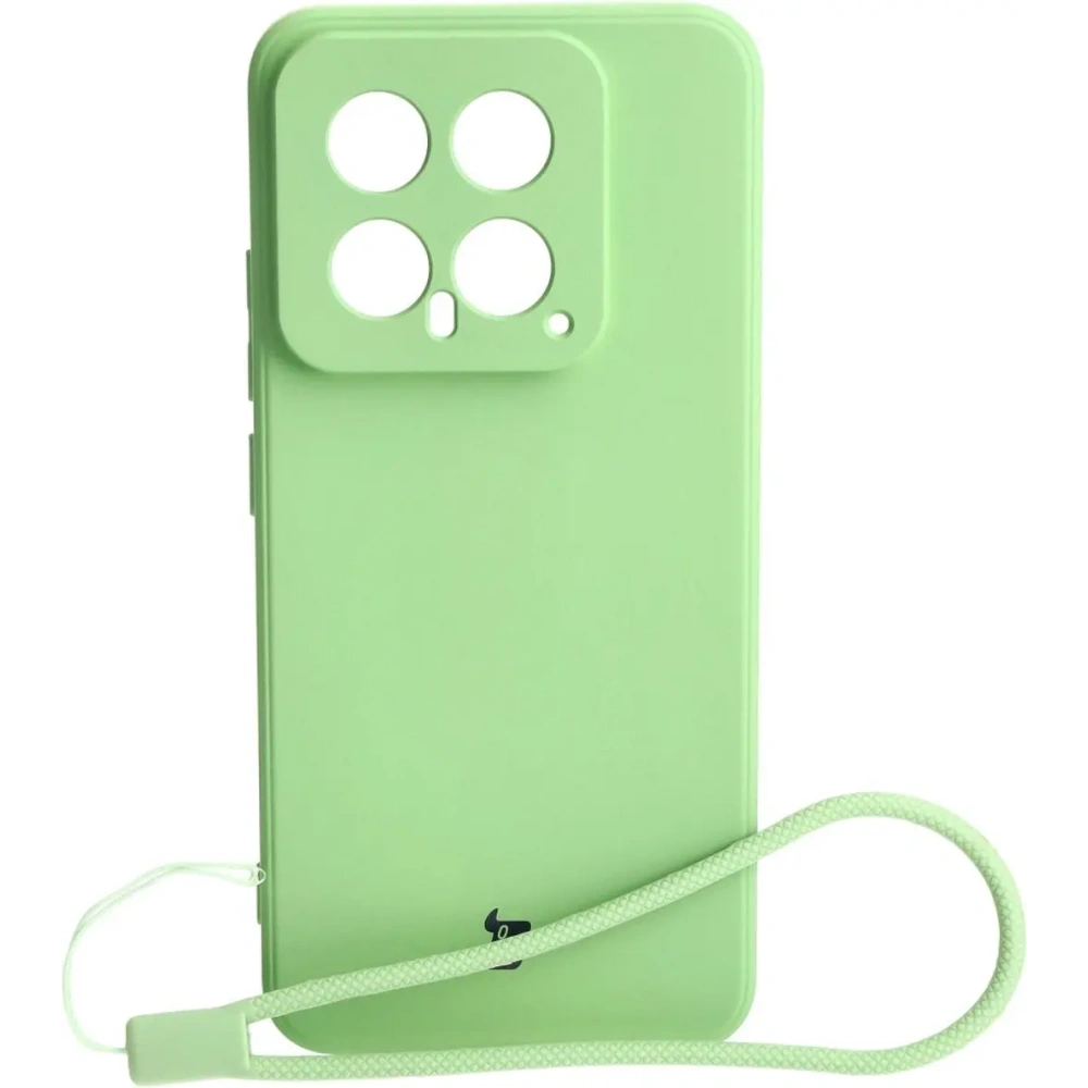Wholesale Bizon Case Silicone Sq Xiaomi 14 light green - BIZ4299 - {ean13} - Hurt