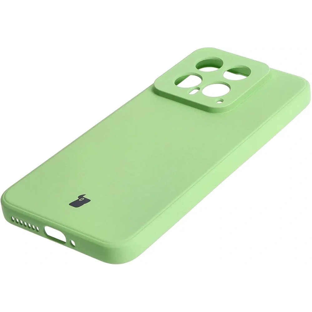 Wholesale Bizon Case Silicone Sq Xiaomi 14 light green - BIZ4299 - {ean13} - Hurt