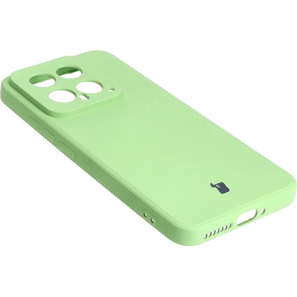 Wholesale Bizon Case Silicone Sq Xiaomi 14 light green - BIZ4299 - {ean13} - Hurt