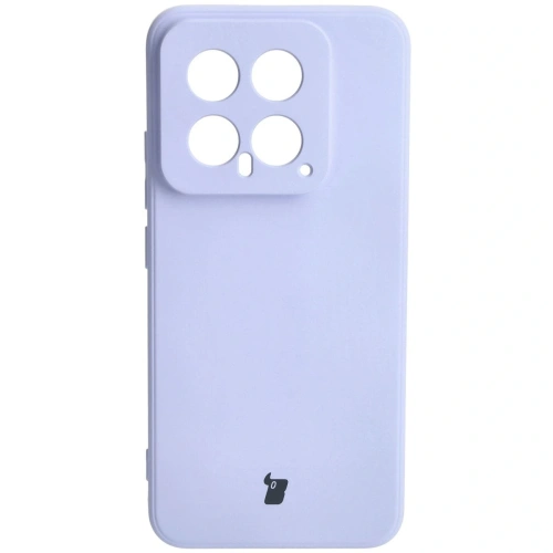 Etui Bizon Case Silicone Sq do Xiaomi 14 jasnofioletowe