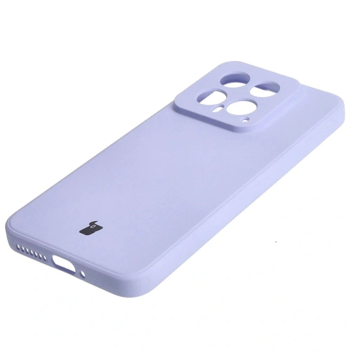 Etui Bizon Case Silicone Sq do Xiaomi 14 jasnofioletowe