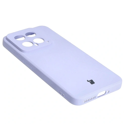 Etui Bizon Case Silicone Sq do Xiaomi 14 jasnofioletowe