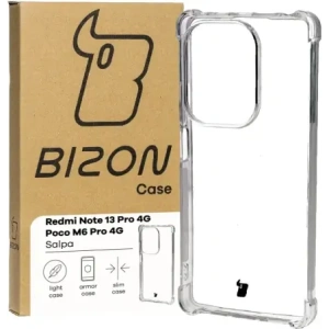 Hurtownia GSM - Elastické pouzdro Bizon Case Salpa pro Xiaomi Poco M6 Pro 4G / Xiaomi Redmi Note 13 Pro 4G průhledné - BIZ4303 - {ean13} - Hurt