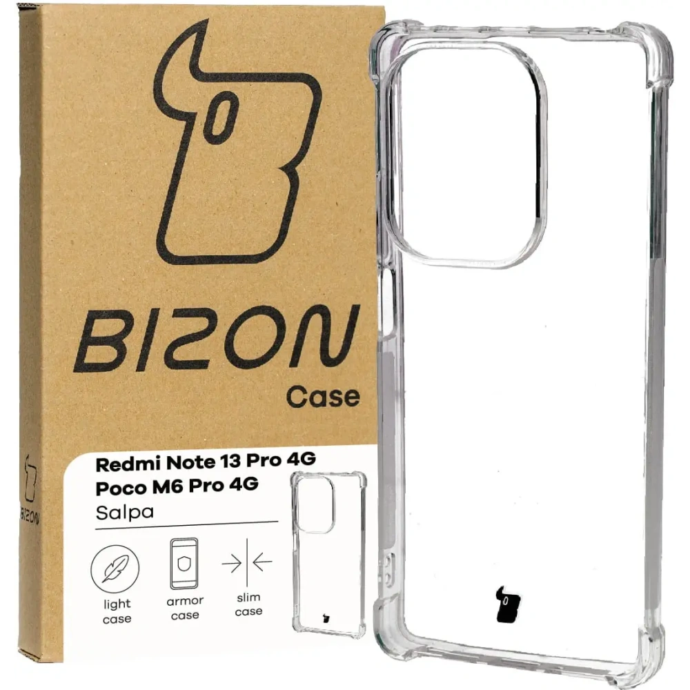 Hurtownia GSM - Bizon Case Salpa Xiaomi Poco M6 Pro 4G / Xiaomi Redmi Note 13 Pro 4G clar - BIZ4303 - {ean13} - Hurt