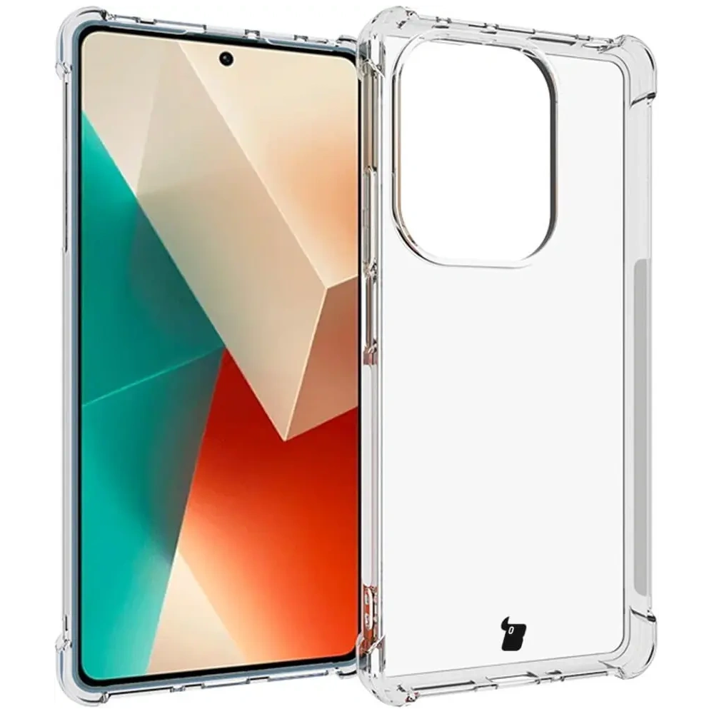 Hurtownia GSM - Elastyczne etui Bizon Case Salpa do Xiaomi Poco M6 Pro 4G / Xiaomi Redmi Note 13 Pro 4G / LTE / 14S przezroczyste - BIZ4303 - {ean13} - Hurt
