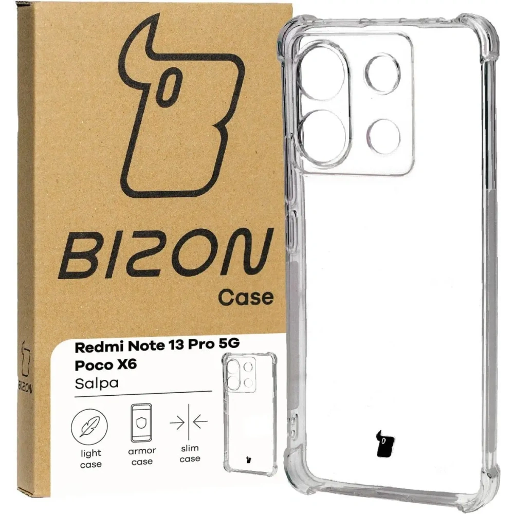 Hurtownia GSM - Bizon Case Salpa Xiaomi Poco X6 / Xiaomi Redmi Note 13 Pro 5G clar - BIZ4304 - {ean13} - Hurt