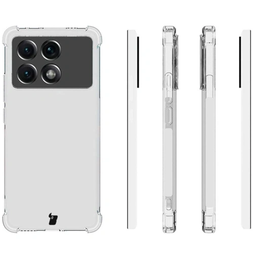 Elastyczne etui Bizon Case Salpa do Xiaomi Poco X6 Pro przezroczyste