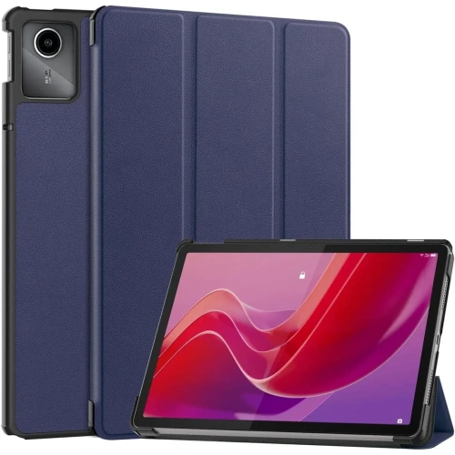 Etui Bizon Case Tab Croc do Lenovo Tab M11 granatowe