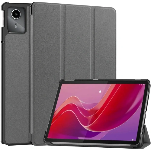 Etui Bizon Case Tab Croc do Lenovo Tab M11 szare