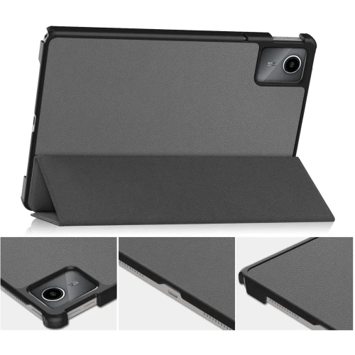 Etui Bizon Case Tab Croc do Lenovo Tab M11 szare