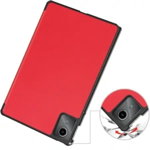 Etui Bizon Case Tab Croc do Lenovo Tab M11 czerwone