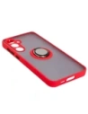 Wholesale Bizon Case Hybrid Ring Samsung Galaxy A55 5G smoky with a red frame - BIZ4318 - {ean13} - Hurt