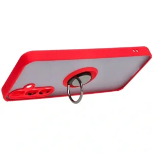 Hurtownia GSM - Bizon Case Hybrid Ring Samsung Galaxy A55 5G füstös piros kerettel - BIZ4318 - {ean13} - Hurt