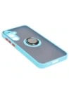 Hurtownia GSM - Bizon Case Hybrid Ring Samsung Galaxy A55 5G fumuriu cu un cadru de culoare albastră deschisă - BIZ4319 - {ean13} - Hurt