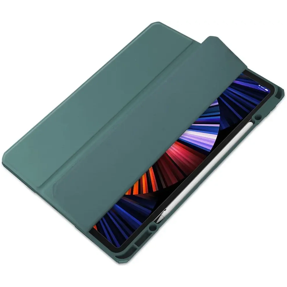 Hurtownia GSM - Etui Bizon Case Tab Clear Matt do Apple iPad Pro 12.9 2022/2021/2018 tmavě zelené - BIZ4321 - {ean13} - Hurt