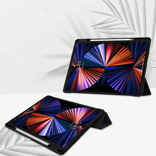 Etui Bizon Case Tab Clear Matt do Apple iPad Pro 12.9 2022/2021/2018 czarne