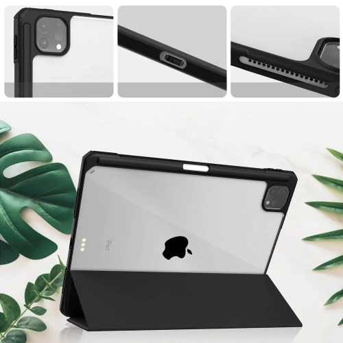 Etui Bizon Case Tab Clear Matt do Apple iPad Pro 12.9 2022/2021/2018 czarne
