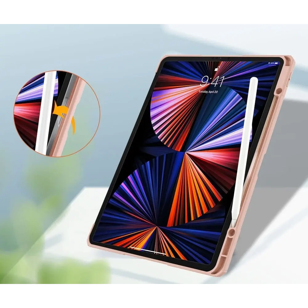Hurtownia GSM - Bizon Case Tab Clear Matt Apple iPad Pro 12.9 2022/2021/2018 rózsaarany - BIZ4323 - {ean13} - Hurt