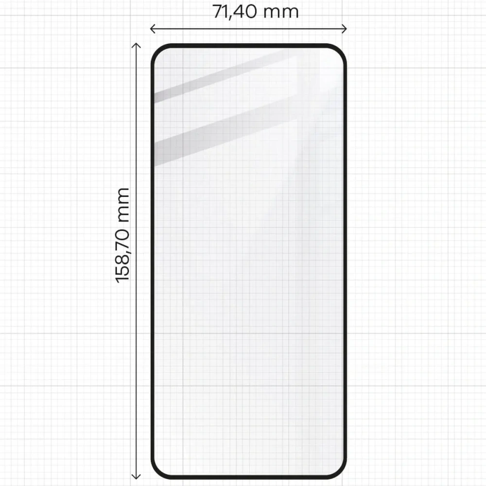 Hurtownia GSM - Szkło hartowane Bizon Glass Edge 2 do Xiaomi Redmi Note 13 4G - BIZ4329 - {ean13} - Hurt
