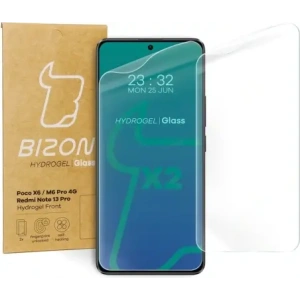 Hurtownia GSM - Bizon Glass Hydrogel Front Xiaomi Poco X6 / Poco M6 Pro 4G / Redmi Note 13 5G / Redmi Note 13 Pro 4G/5G [2 PACK] - BIZ4330 - {ean13} - Hurt