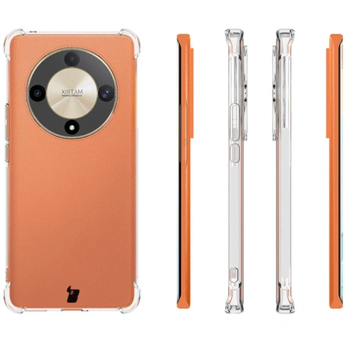 Elastyczne etui Bizon Case Salpa do Honor Magic6 Lite przezroczyste