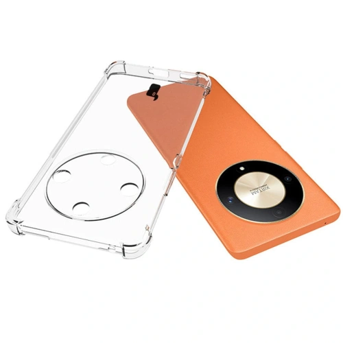 Elastyczne etui Bizon Case Salpa do Honor Magic6 Lite przezroczyste