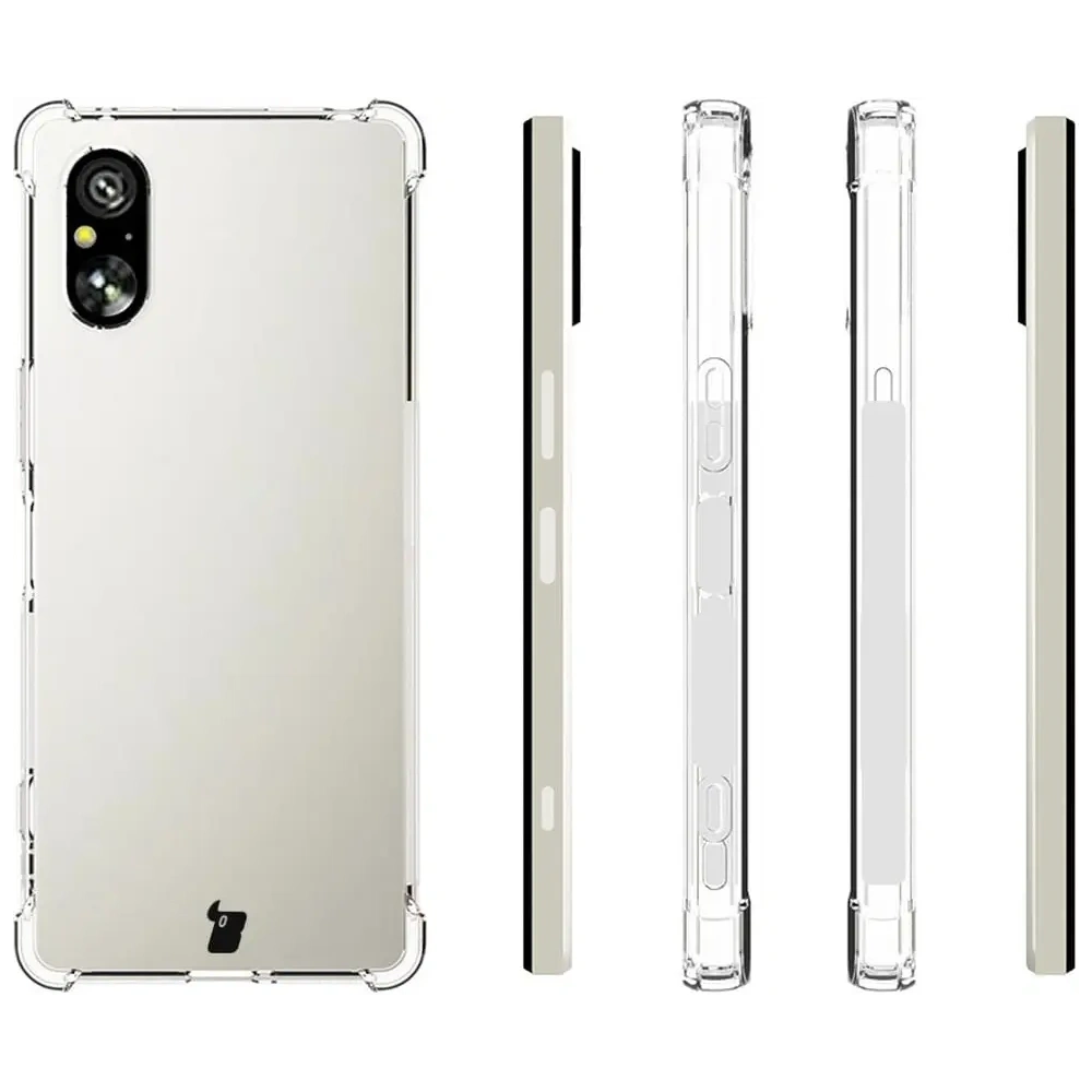 Hurtownia GSM - Elastyczne etui Bizon Case Salpa do Sony Xperia 5 V przezroczyste - BIZ4336 - {ean13} - Hurt
