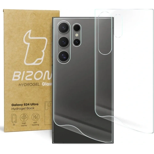 Folia hydrożelowa na tył Bizon Glass Hydrogel Samsung Galaxy S24 Ultra [2 PACK]
