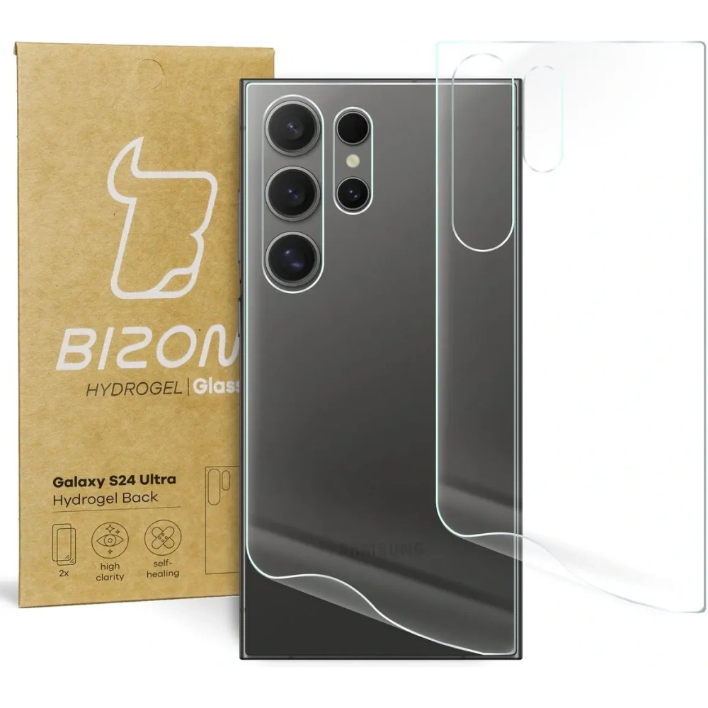 Hurtownia GSM - Bizon Glass Hydrogel Samsung Galaxy S24 Ultra [2 PACK] - BIZ4337 - {ean13} - Hurt