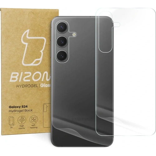 Folia hydrożelowa na tył Bizon Glass Hydrogel Samsung Galaxy S24 [2 PACK]