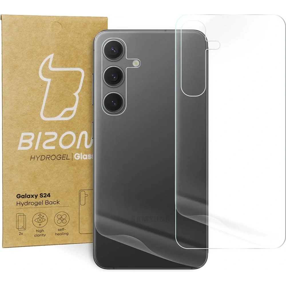 Hurtownia GSM - Bizon Glass Hydrogel Samsung Galaxy S24 [2 PACK] - BIZ4338 - {ean13} - Hurt