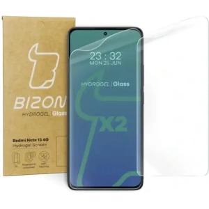 Hurtownia GSM - Bizon Glass Hydrogel Előlapi Redmi Note 13 4G [2 PACK] - BIZ4340 - {ean13} - Hurt