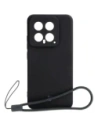 Etui Bizon Case Silicone Sq do Xiaomi 14 černé