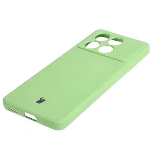 Etui Bizon Case Silicone Sq do Xiaomi Poco X6 Pro jasnozielone