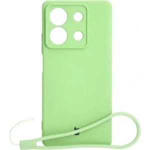 Wholesale Bizon Case Silicone Sq Xiaomi Redmi Note 13 5G light green - BIZ4349 - {ean13} - Hurt