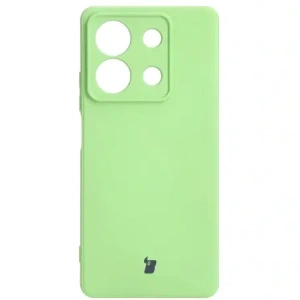 Wholesale Bizon Case Silicone Sq Xiaomi Redmi Note 13 5G light green - BIZ4349 - {ean13} - Hurt