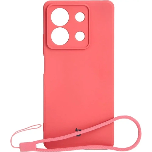 Etui Bizon Case Silicone Sq do Xiaomi Redmi Note 13 5G brudny róż