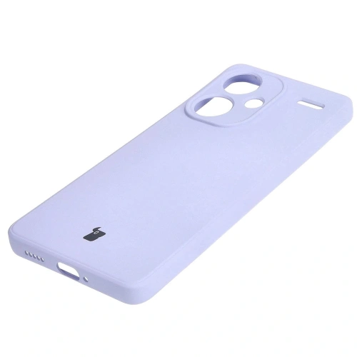 Etui Bizon Case Silicone Sq do Xiaomi Redmi Note 13 Pro+ 5G jasnofioletowe