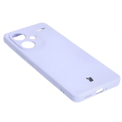 Etui Bizon Case Silicone Sq do Xiaomi Redmi Note 13 Pro+ 5G jasnofioletowe